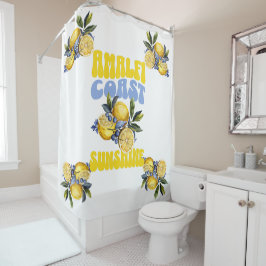 Cortina De Ducha Costa Amalfitana Sunshine Lemons