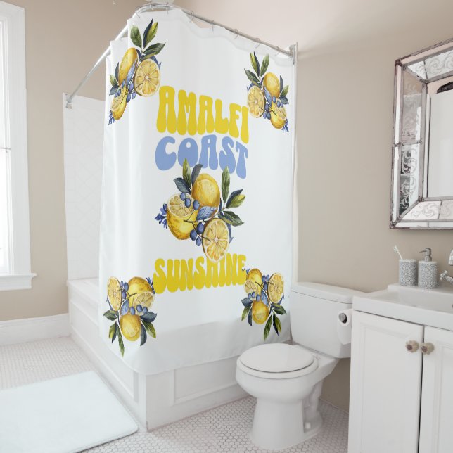 Cortina De Ducha Costa Amalfitana Sunshine Lemons (In situ)