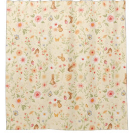 Cortina de ducha Cottagecore - Un toque caprichoso