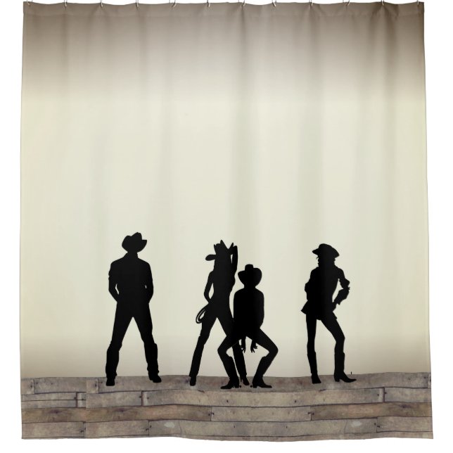 Cortina De Ducha Country Western Fun (Anverso)