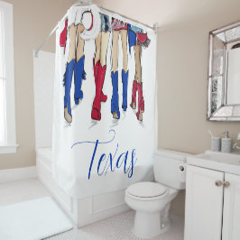 Cortina De Ducha Cowboy de moda del sur de Texas bota Personalizado