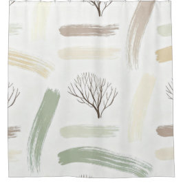 Cortina De Ducha Cozy Minimal Winter Aesthetic Pattern