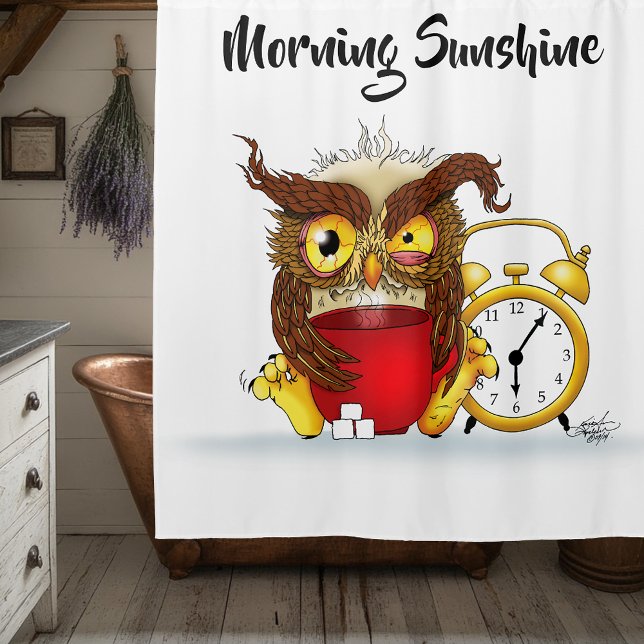 Cortina De Ducha Cranky Owl (Subido por el creador)