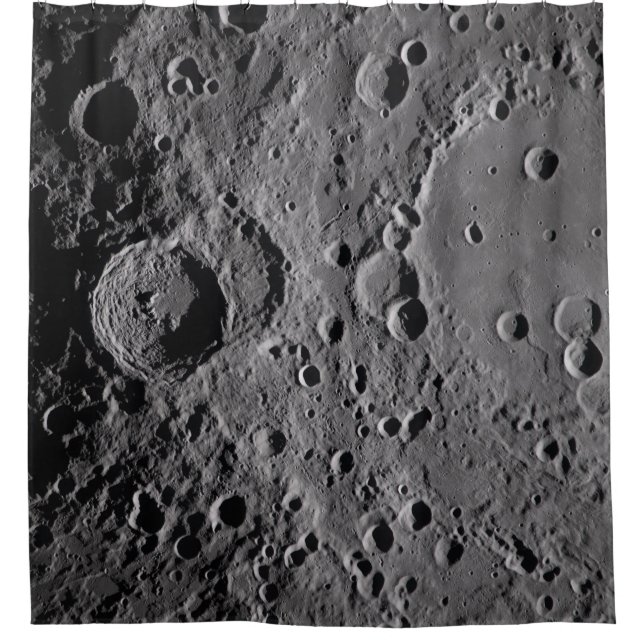 Cortina De Ducha Cráteres lunares Artemis II (Anverso)