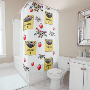 Cortina de ducha Crayones
