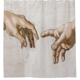 Cortina De Ducha Creación De La Capilla De Adam Sistine - Miguel Án
