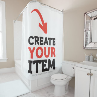 Cortina De Ducha CREATE-YOUR-OWN DIY Custom upload your design