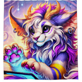 Cortina De Ducha Creatura de fantasía