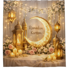 Cortina De Ducha Crescent Of Light & Peace - 