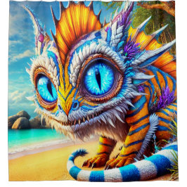 Cortina De Ducha Criatura artística