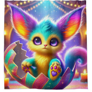 Cortina De Ducha Criatura Cuta