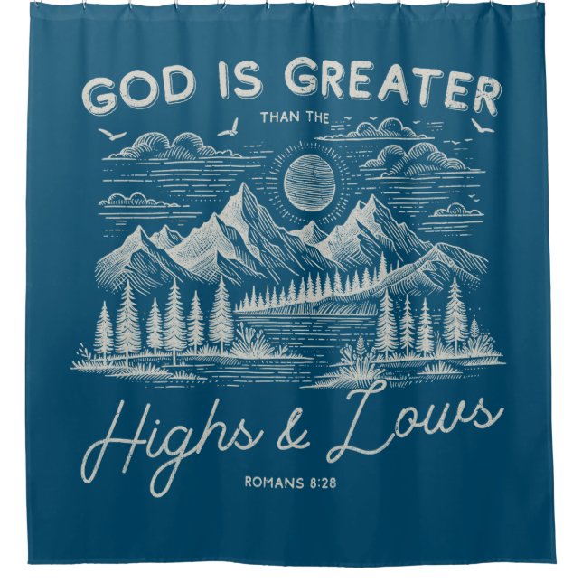 Cortina de ducha cristiana (Anverso)