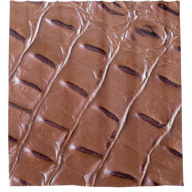 Cortina De Ducha Crocodile leather textured backgroundabstract, ani (Anverso)