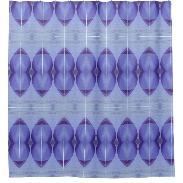 Cortina De Ducha Crocus Ikat (Anverso)