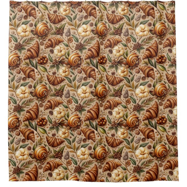 Cortina De Ducha Croissants Cobardes  (Anverso)