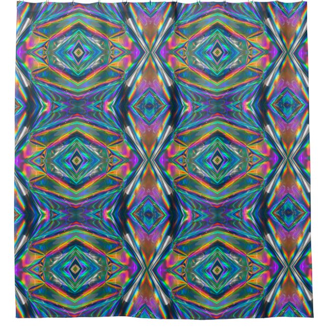 Cortina de ducha cromada irlandesa (Anverso)