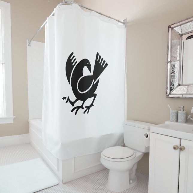 Cortina De Ducha Crow de yata (In situ)