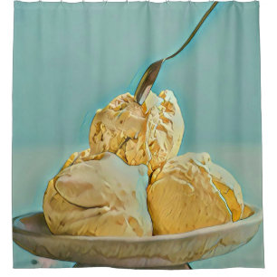 Cortina De Ducha Cuchara de helado