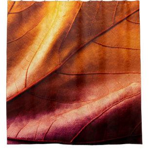 Cortina De Ducha Cuero de cuero marrón, textualero, abstracto, anti