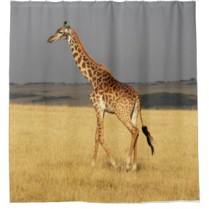 Cortina De Ducha Cuerpo completo de la jirafa Animales africanos