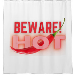 Cortina De Ducha Cuidado con el calor