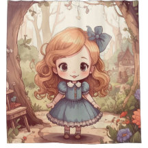 Cute Alice Adventures Wonderland Woodland Art