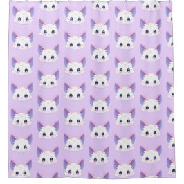 Cortina De Ducha Cute Kawaii cat