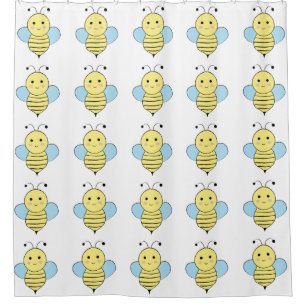 Cortina De Ducha Cute Personalizado Bee