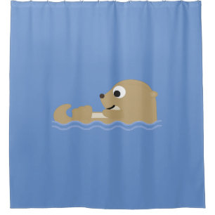 Cortina De Ducha Cute Personalizado Otter