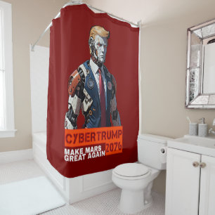 Cortina De Ducha CyberTrump 2076 Hacer a Marte Grande De Nuevo
