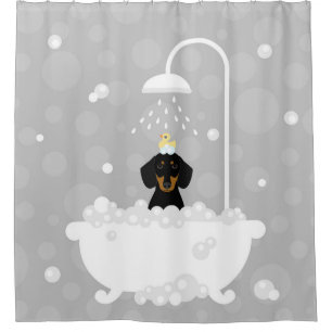 Cortina de ducha Dachshund