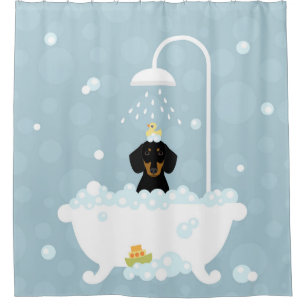 Cortina de ducha Dachshund