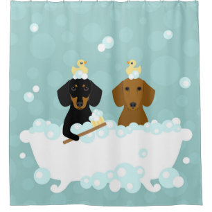 Cortina de ducha Dachshund