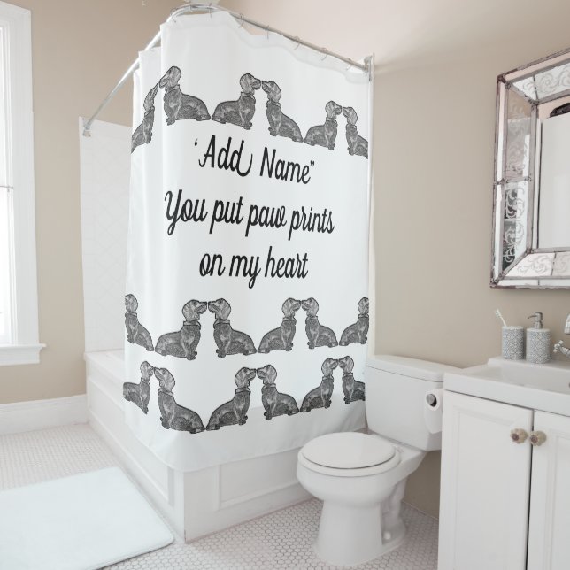 Cortina De Ducha Dachshund (In situ)