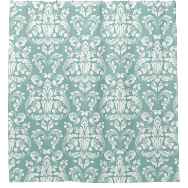 Cortina De Ducha Damasco (Anverso)