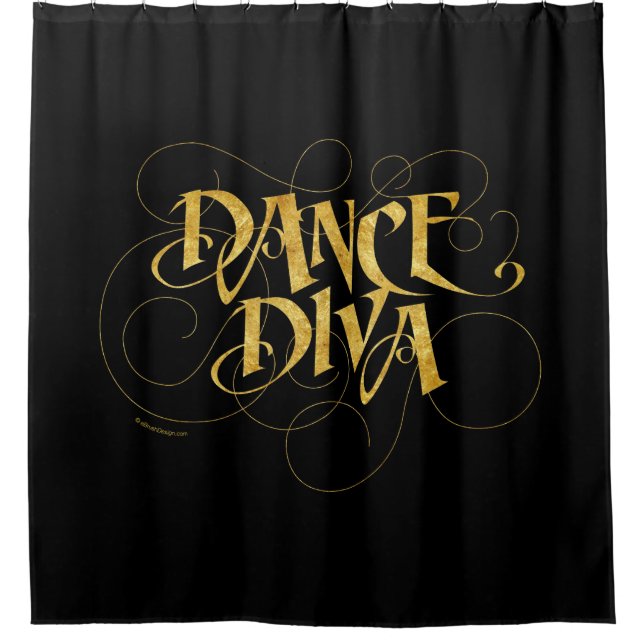 Cortina De Ducha Danza Diva (Anverso)