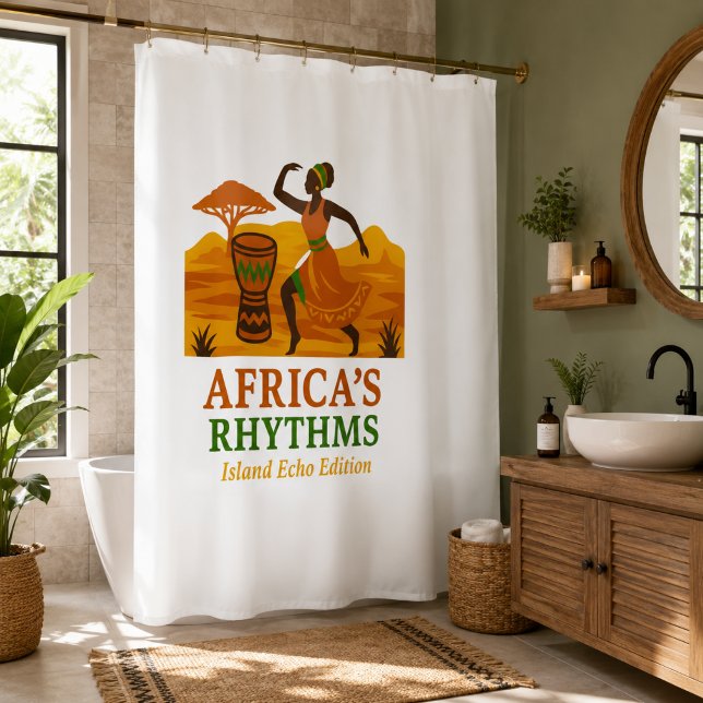 Cortina de ducha de baile africano (Subido por el creador)