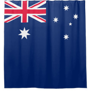 Cortina de ducha de bandera australiana