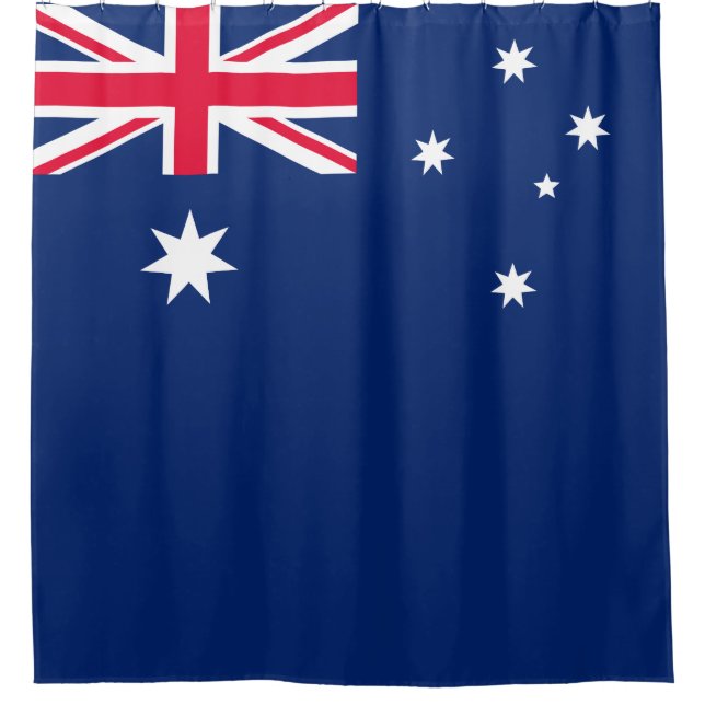 Cortina de ducha de bandera australiana (Anverso)