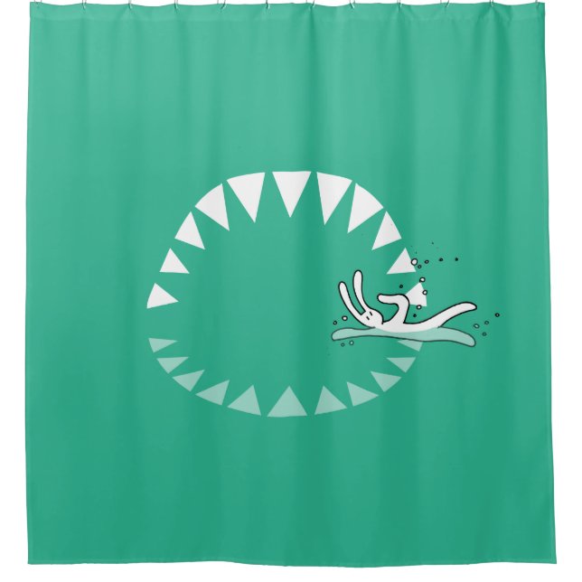 Cortina de ducha de BixTheRabbit (Anverso)