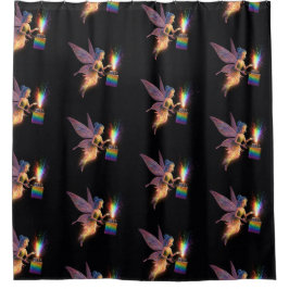 Cortina de ducha de boda Fairy Marvel