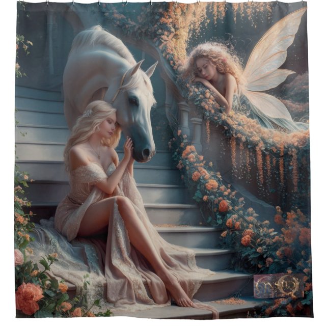 Cortina de ducha de "Bono etéreo" (Anverso)