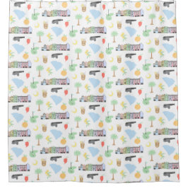 Cortina de ducha de Carolina del Sur