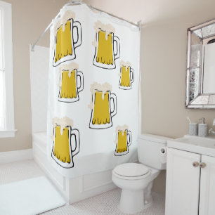 Cortina de ducha de cerveza Mug