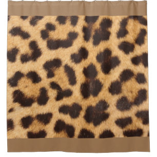 Cortina de ducha de Cheetah Print Leopard