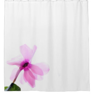 Cortina de ducha de ciclamen rosado Sheer