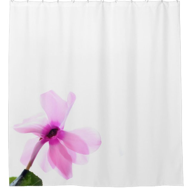 Cortina de ducha de ciclamen rosado Sheer (Anverso)