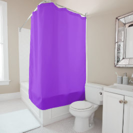 Cortina de ducha de color sólido morado bonito