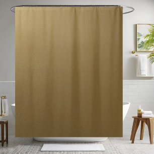 Cortina de ducha de cuero de oro premium