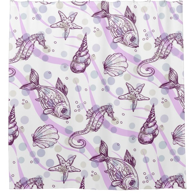 Cortina de ducha de decoración casera (Anverso)